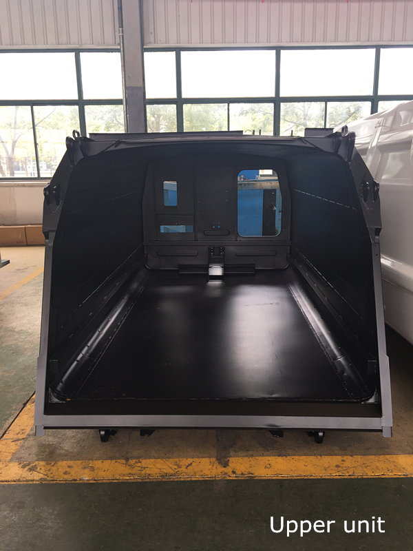 Customized Garbage Bin for 6.5m3 Garbage Truck Images 1