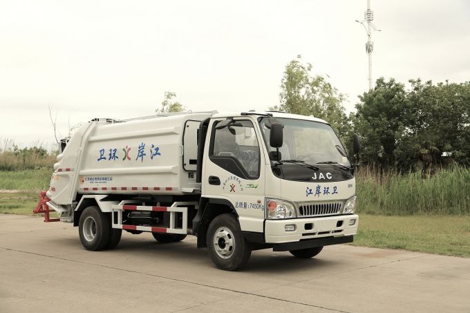JAC Small Garbage Truck, Rear Loading & Side Loading, 3t Payload, Low Price. Images 1