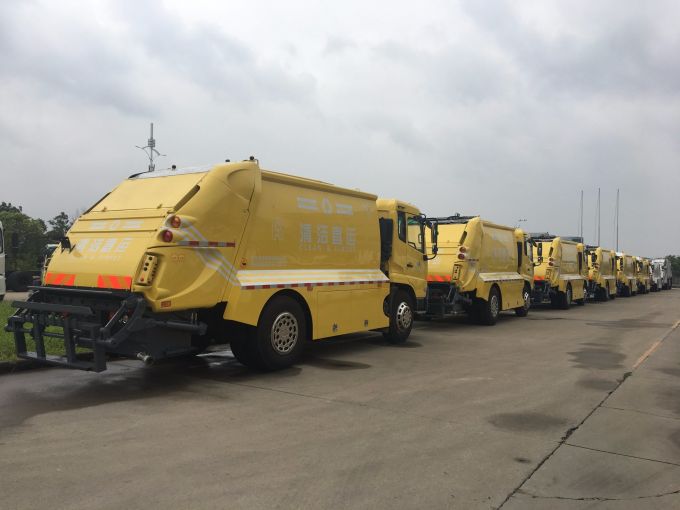 Daf Euro 3 6X4 Garbage Truck with 5-22m3 Upper Unit Images 1