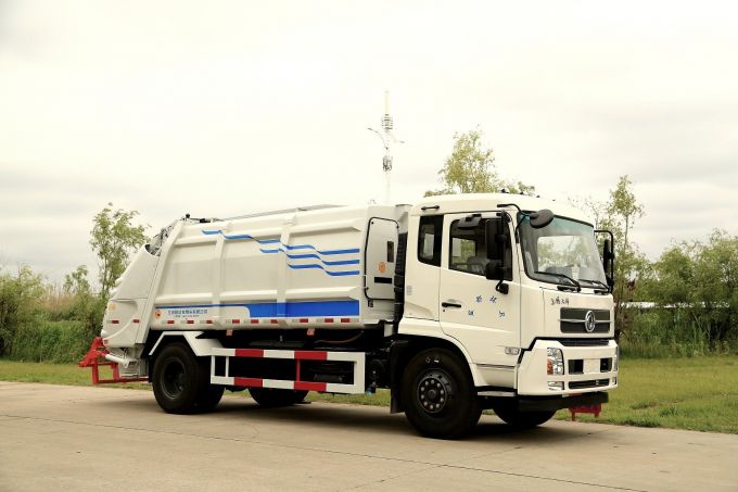 Dongfeng Compactor Garbage Truck, Rear Loader, 8-10m3, Payload 8t 