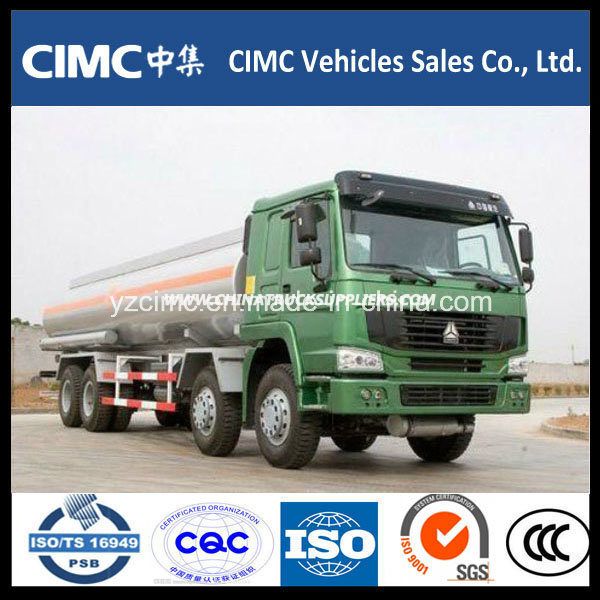 HOWO 25000L Oil Tank Truck 5000 Liters Fuel Tanker Truck 