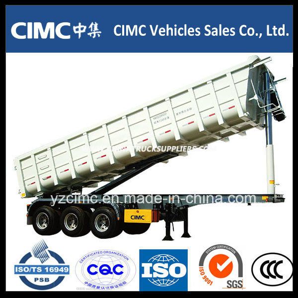 Cimc 35 Cbm 3 Axle Tipper Semitrailer Images 1