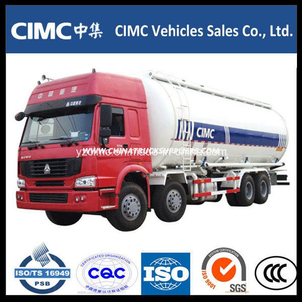 HOWO 40cbm 8*4 Cement Tank Truck 