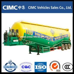 Cimc 3 Axle 45m3 Bulk Cement Tank Semi Trailer