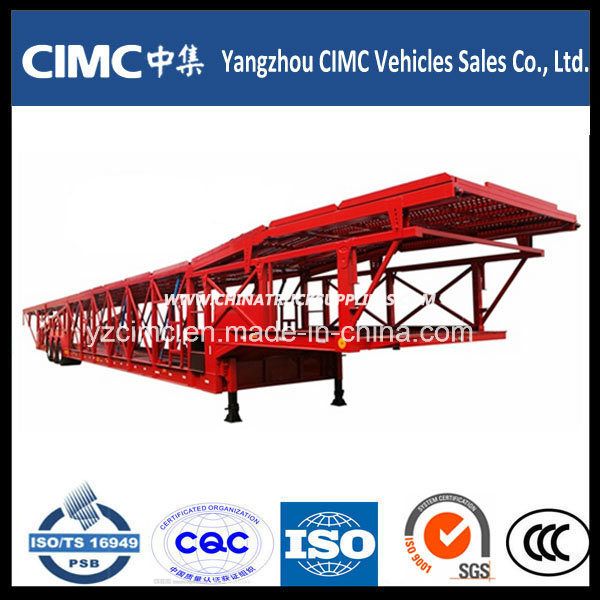 Cimc 3 Axle Car SUV Carrier Semi Trailer for Vietnam 