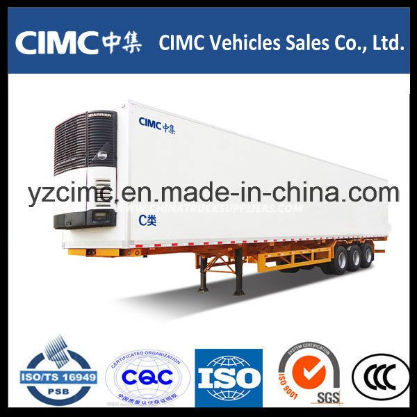 Cimc 13m 40FT 3 Axles Refrigerator Semi Trailer 