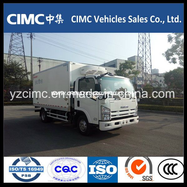 China Isuzu Kv600 4X2 6wheeler Refrigerated Truck with Thermo King -18 Degrees 