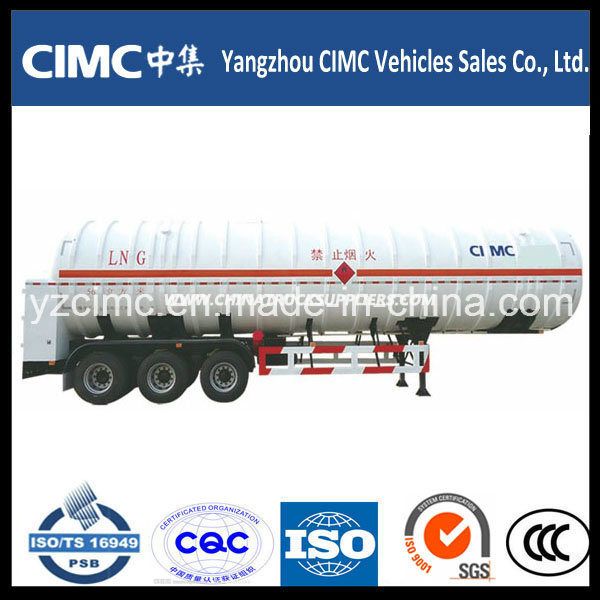 56000L Cryogenic LNG Tank Trailer 