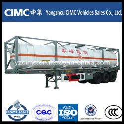 Cimc LNG Tank Container with Semi Trailer Chassis