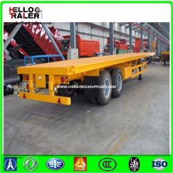 2 Axle 20FT Container Platform Truck Trailer for Sale