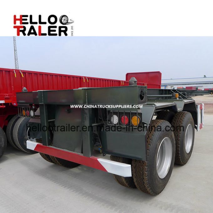 3 Axle 40FT Container Skeleton Chassis Semi Trailer for Transporting 20FT or 40FT Container 