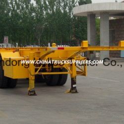 China Tri-Axle 40FT Skeleton Container Chassis Semi Trailer