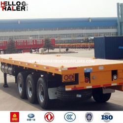 Tri-Axle 40FT 1250mm Truck Trailer Long Vehicle for Sale