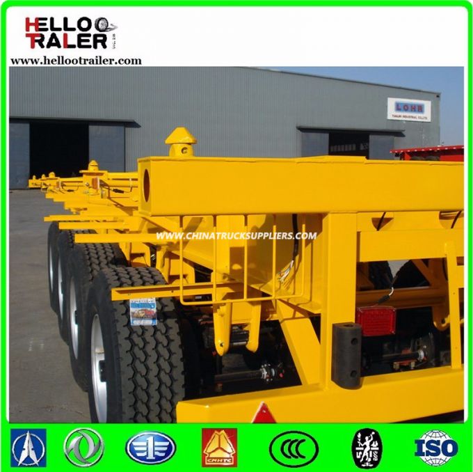 40t-60t Container Chassis Q345b Steel Skeleton Truck Trailer 