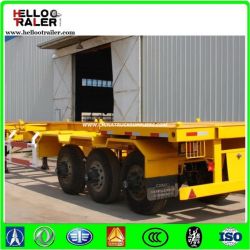 3axle 40feet Skeleton Container Semi Trailer for Sale