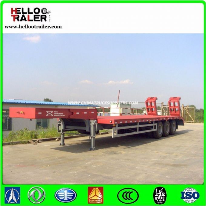 Heavy Load 50 Tons Low Bed Trailer 