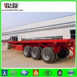 3 Axle 40FT Flatbed Semitrailer