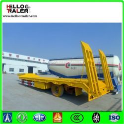 High Quality Factory Price Tri Axle Low Bed Trailer Dimensions