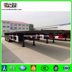 3 Axle 20FT/40FT Flatbed Container Trailer Price