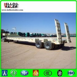 2 Axle 30 Tons Low Bed Semi Trailer