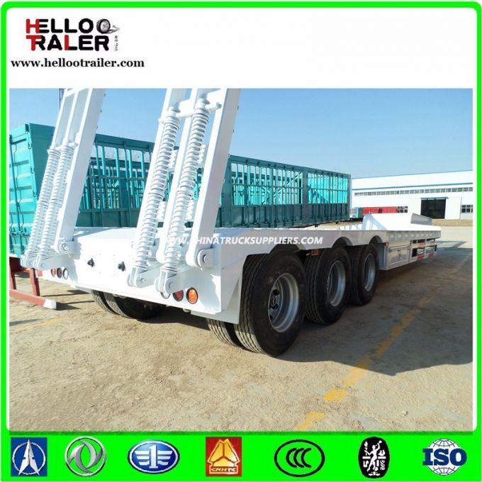 China Made 30 - 50m Extendable Low Bed Trailer 