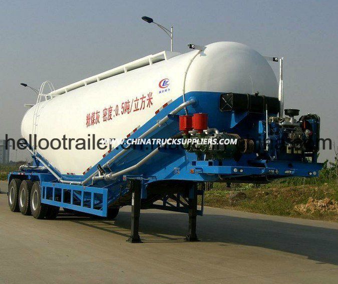 50cbm Bulker Tanker Trailer Tri-Axle Cement Tank Truck Trailer 