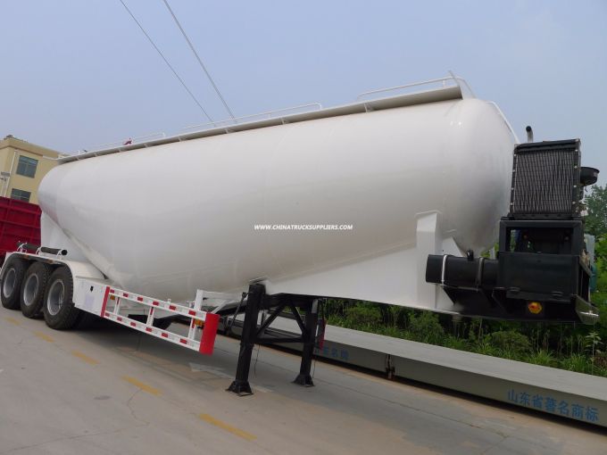 Chinese 3 Axle 60cbm Cement Bulk Tanker Truck Semi Trailer 