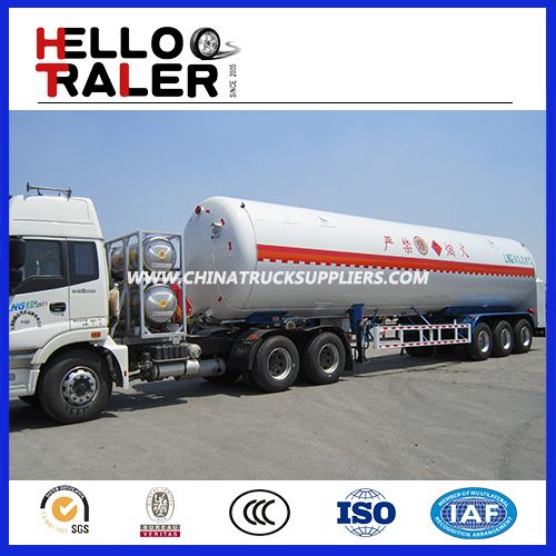 International Standard 55600 Liters LNG Tank Trailer 