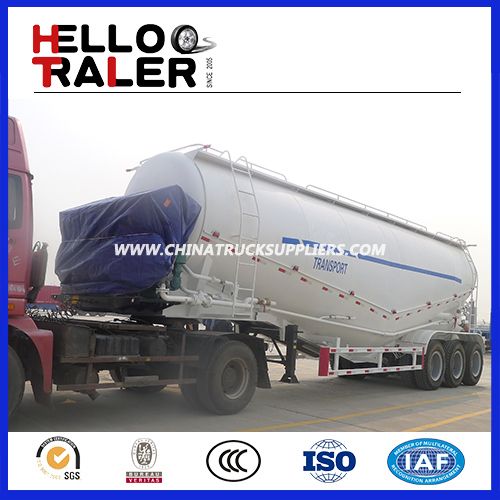 Tri-Axle 60m3 Dry Bulk Cement Tanker Export 