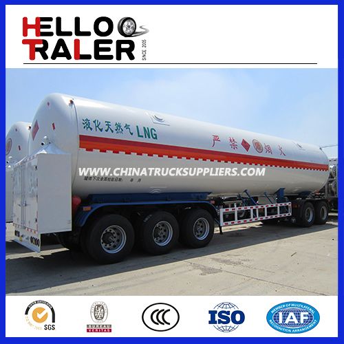 China Made Good Price 3 Axle 52.6 M3 Lngtrailer 