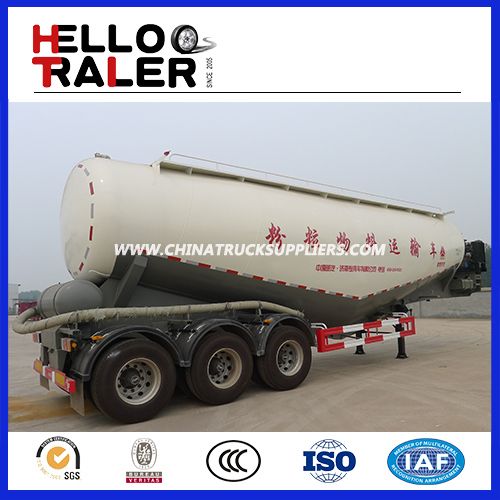 Factory Manufacture Tri-Axle Bulk Cement Trailer for Sale 