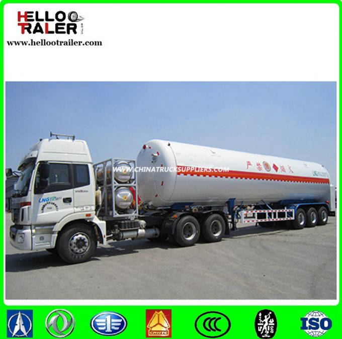 Liquified Natural Gas Transport LNG Tanker Semi Trailer 