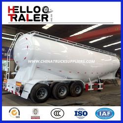 Factory Selling 45m3 Bulk Cement Semi Trailer with Compressor