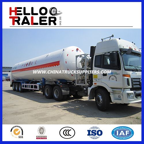 China Made 55.6 M3 Cryogenic LNG Semitrailer 