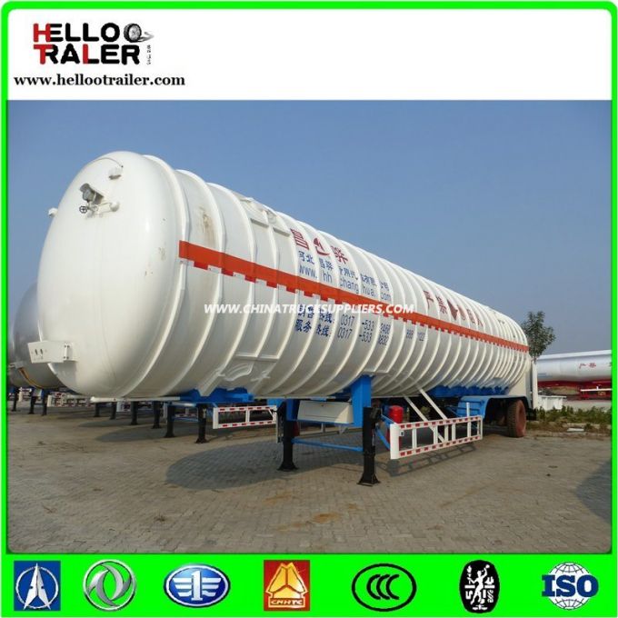 China Trailer Manufacturer LNG Gas Tanker Trailer 