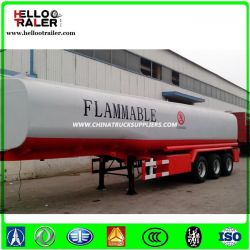 Tri Axle 36000 Liters Petrolem Tanker Semi Trailer for Tanzania