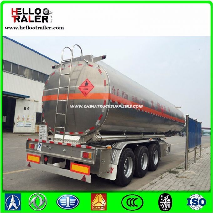 Tri-Axle 45000 Litres Diesel Fuel Petrol Tank Semi Trailer 