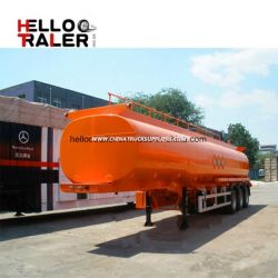42000 Liters Diesel Fuel Storage Tanks for Sale Carbon Steel Fuel Tanker Semi Trailer