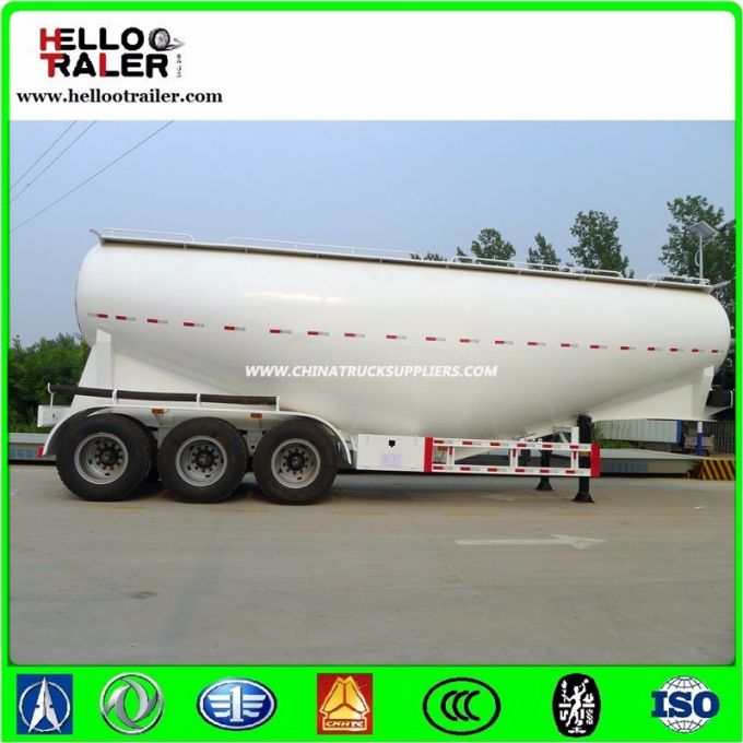 Tri Axle 45cbm Bulk Cement Tank Trailer 