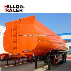 Tri Axle 45 M3 Carbon Steel Fuel Tank Trailer with Best Quality and Low Price