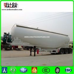 Tri-Axle 60m3 V-Shape Dry Powder Bulk Cement Tanker Trailer Truck