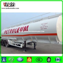 Carbon Steel 3 Axles 45000L Oil Semi Trailer for Sale