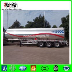 Tri Axle 42000L Aluminum Diesel Fuel Tanker