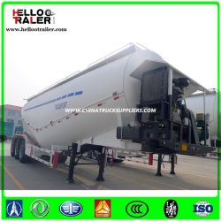 Hot Sale 30-60m3 Bulk Cement Tank Semi-Trailer with Bohai Brand Compressor