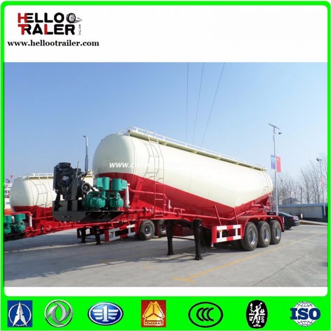 45cbm Fuwa Axle Bulk Cement Fly Ash Tank Trailer 