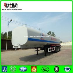 New Style 3axles 42000L Aluminum Alloy Oil Tanker