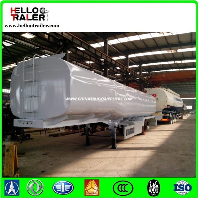 Carbon Steel Three Axles Fuel Tanker Trailer for Sale 