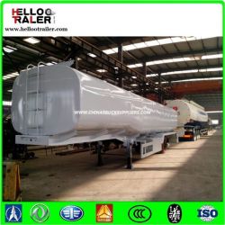 Carbon Steel Three Axles Fuel Tanker Trailer for Sale
