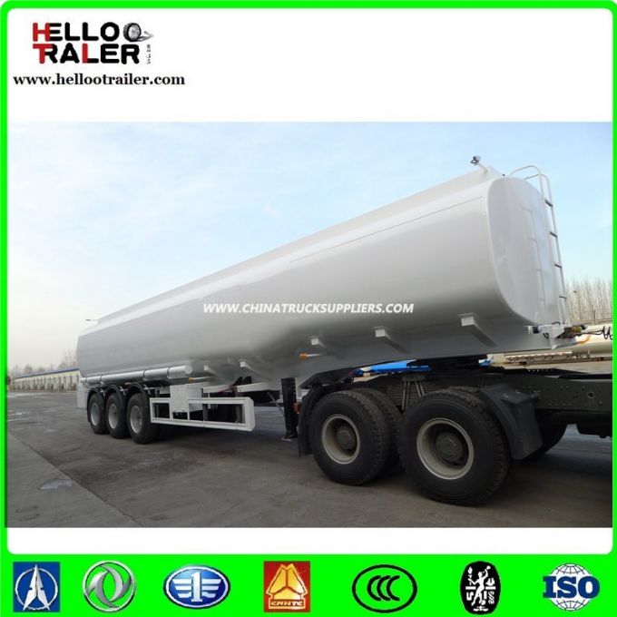 Carbon Steel Fuel Tanker Trailer with Air Suspension 