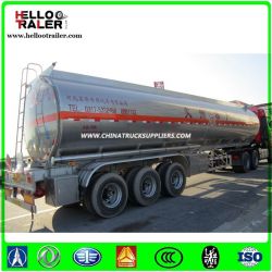 42000 Liters Fuel Tanker Trailer, Oil Tanker Truck Aluminum Fuel Tanks